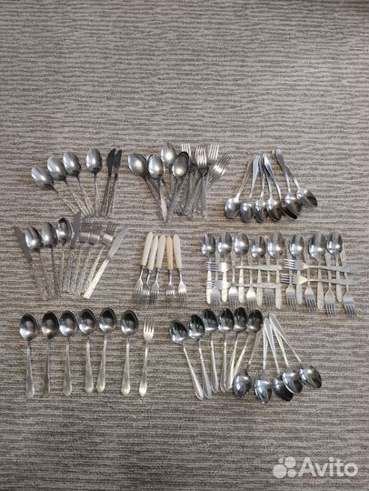 Столовые приборы ссср(ложки, вилки, шумовки)