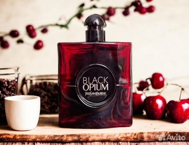 Black opium over red YSL