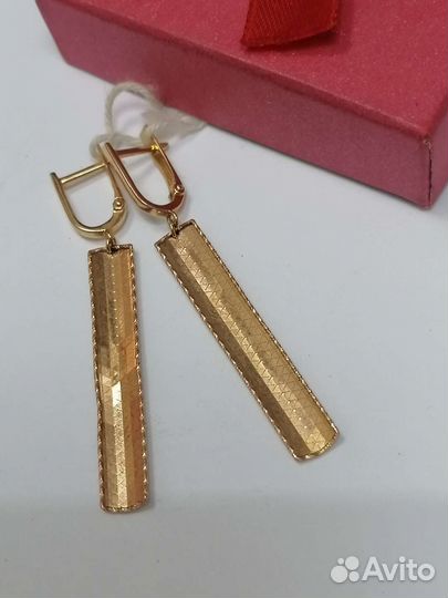 Золотые серьги проба 585 Арт.002583290122