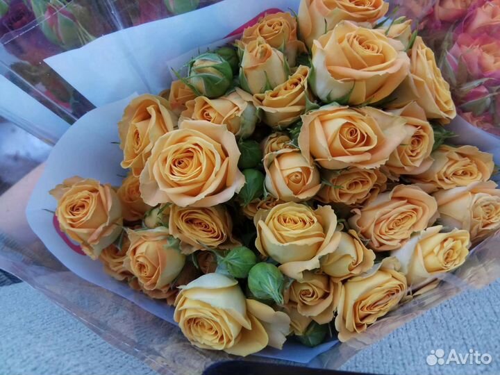 Цветы розы букет