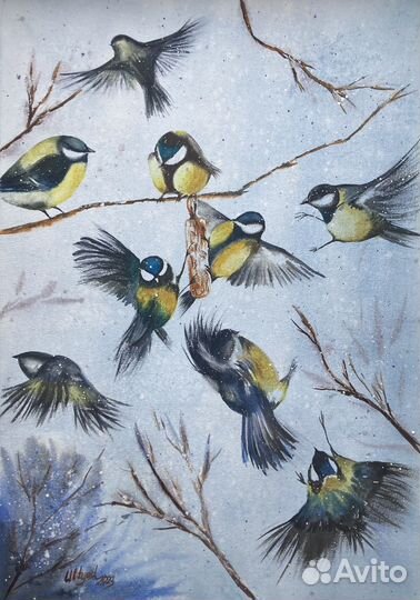 Картина акварель