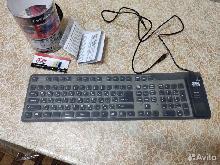 Гибкая клавиатура LED(новая)