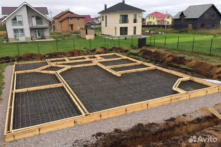 Строительство фундамента, веранд, террас