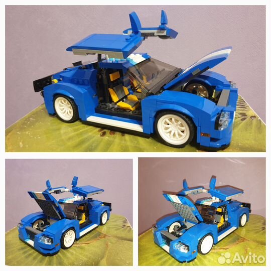 Lego Creator 31070. Гоночный автомобиль 3 в 1