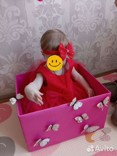 Платье праздничное нарядное для девочки 92