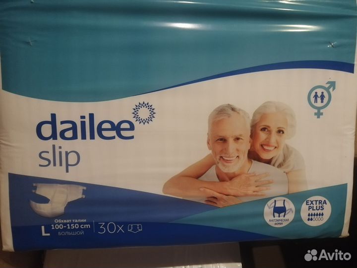 Памперсы для взрослых seni 3, dailee slip