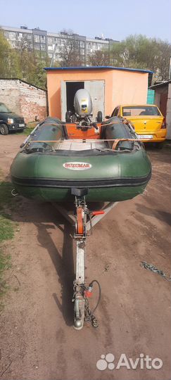 Надувная лодка с мотором бу