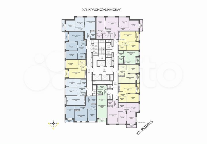 2-к. квартира, 58,3 м², 24/29 эт.