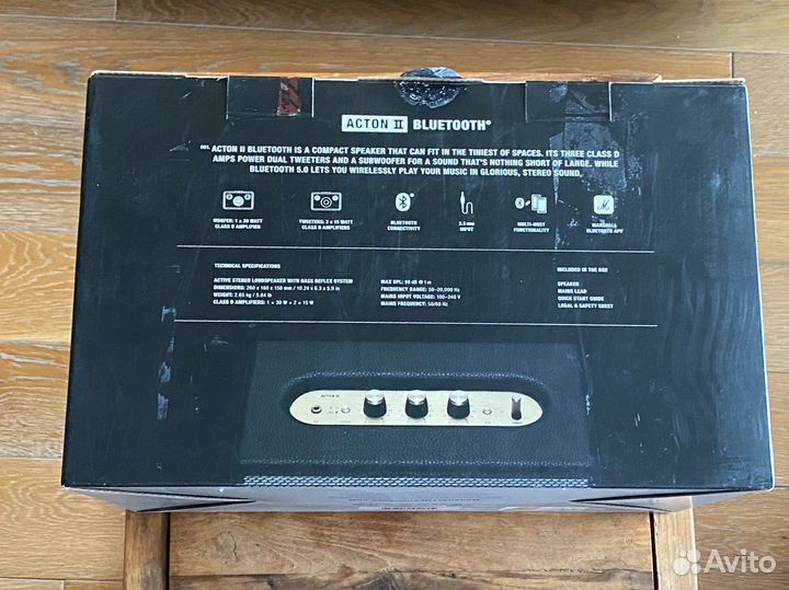 Беспроводная колонка Marshall Acton 2 черная