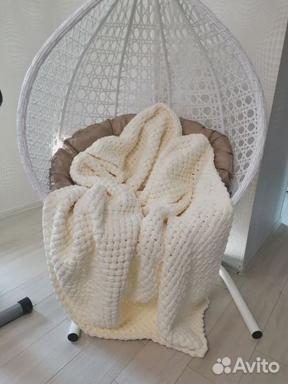 Вязаный плед