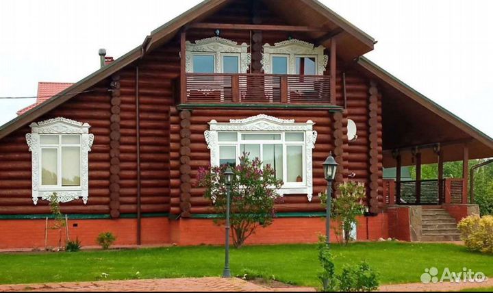 Покраска Фасада Деревянного Дома Бани Беседки