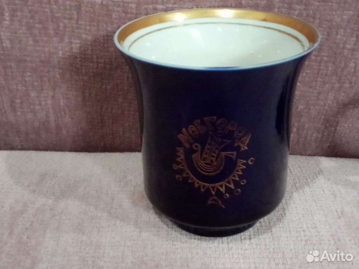 Бокал Новгород Гжель