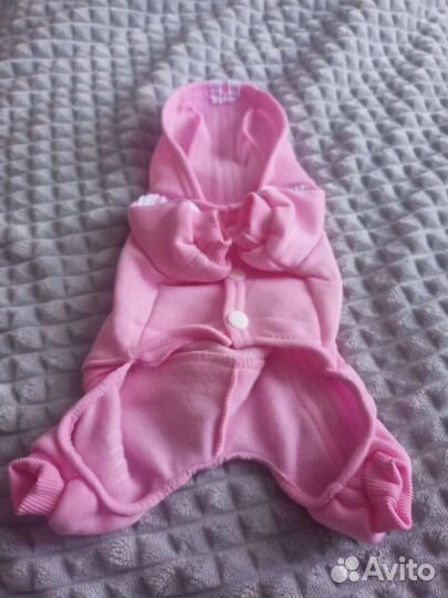 Комбинезон толстовка для маленькой собачки