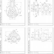 Начертательная геометрия и инж. графика, чертежи