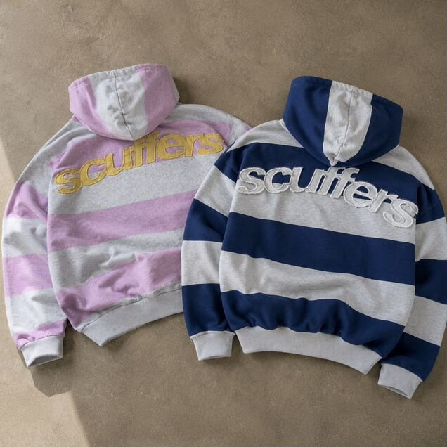 Зип худи Scuffers Pastel Stripe