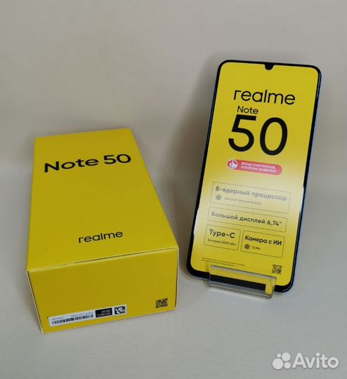 realme Note 50, 3/64 ГБ