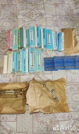 Шприц медицинский стеклянный