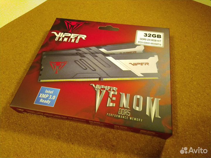 Оперативная память Patriot Viper Venom DDR5 2x16Gb