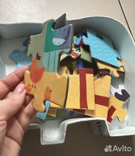 Пазлы развивающие 4 шт