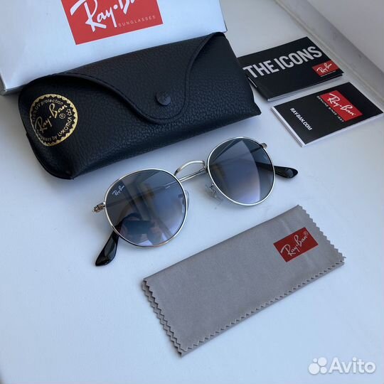 Очки ray ban round metal