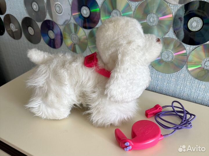 Интерактивная собака на поводке