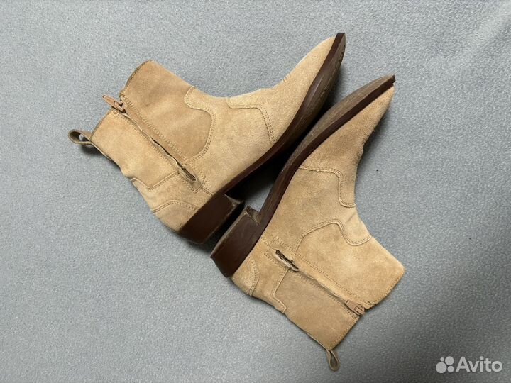 Казаки Mango Замша