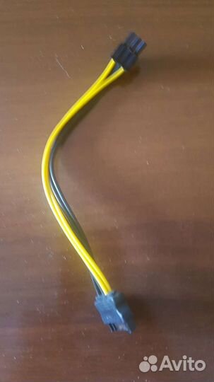 Кабели и переходники 6Pin на SATA, для Видеокарт