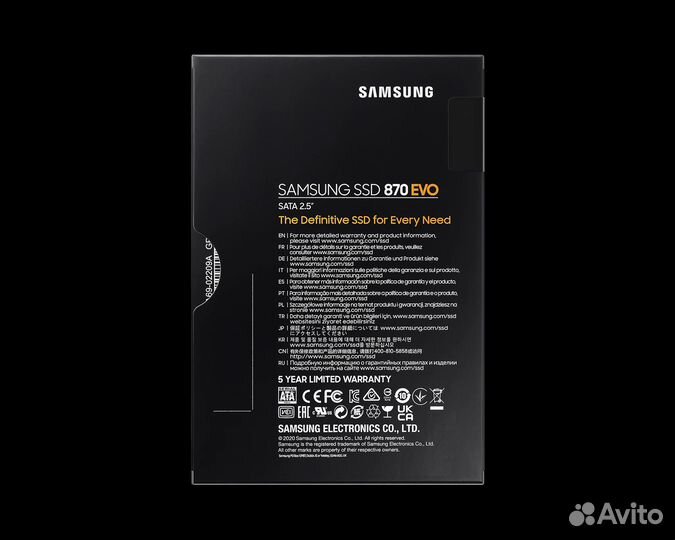 SSD Накопитель Samsung 870 EVO SSD 500 гб