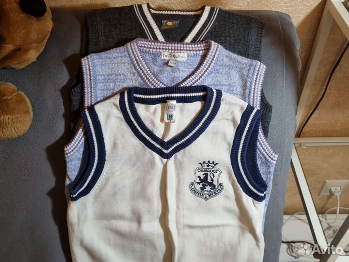 Жилетка школьная для мальчика 122- 140