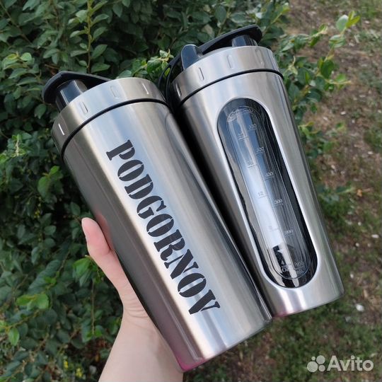 Шейкер с прозрачной шкалой Подарок