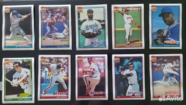 Карточки Бейсбол / Футбол 90-е