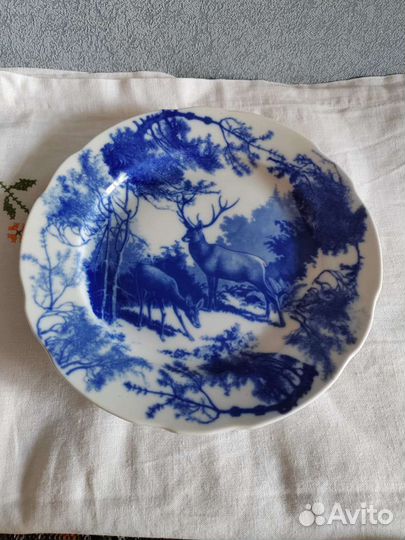 Тарелка настенная дулево