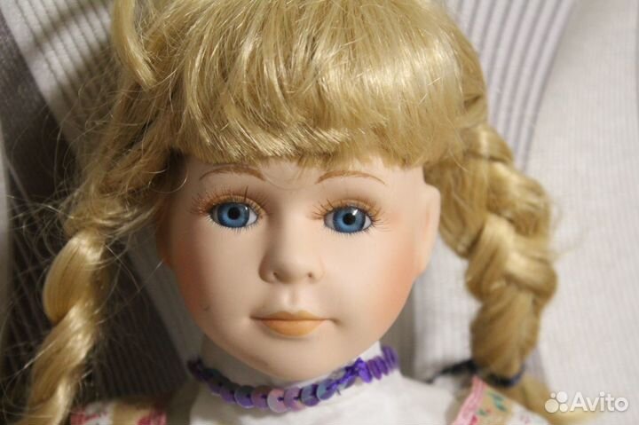 Кукла Девочка Фарфор Германия 40 см Коллекционная