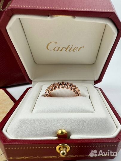 Золотое кольцо Cartier Clash