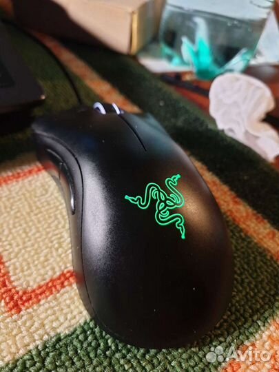 Игровая мышь razer deathadder chroma 10000dpi