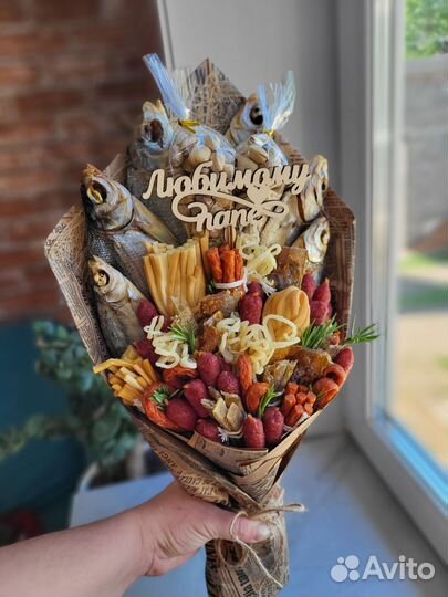 Мужские букеты съедобные