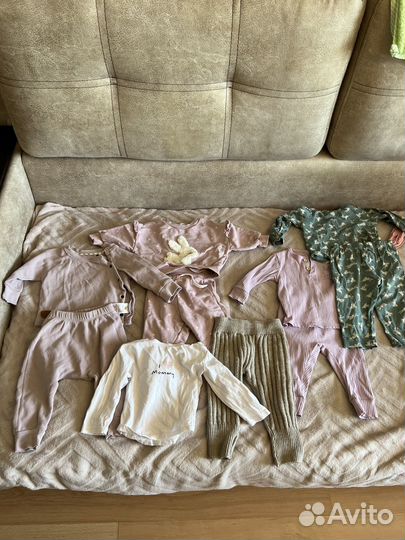 Вещи пакетом для девочек 74 80 (68 )