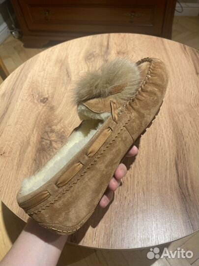 Меховые тапочки ugg