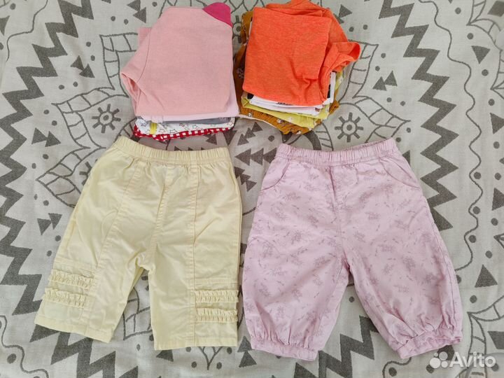 Вещи пакетом на девочку 3-6 месяцев