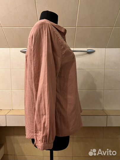 Новая хлопковая рубашка/блуза 46-48/50