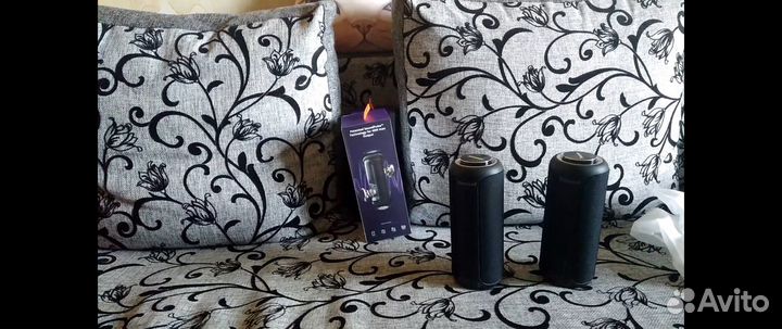 Колонки Т6 портативные 2 пары