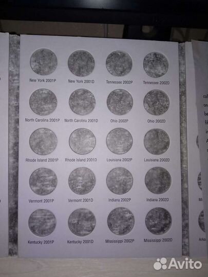 Альбом под 25центов квотеры