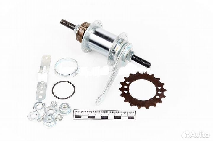 Втулка заднего колеса дорожный GW-09008-109 хром