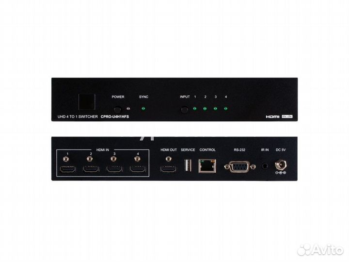 Cypress cpro-U4H1HFS, коммутатор 4:1 сигналов hdmi