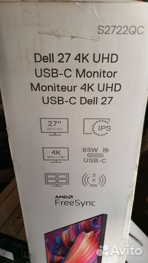 Монитор Dell s2722qc