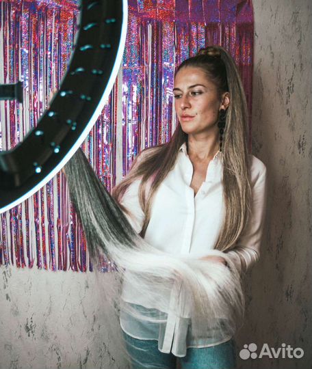 Афрорезинки, съёмный хвост, шиньон