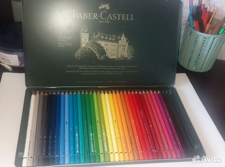 Карандаши акварельные faber castell, пастель