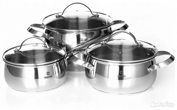 Набор посуды Vinzer Culinaire 6 предметов 89030