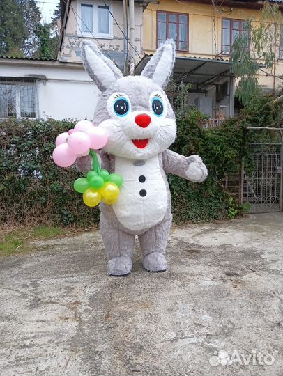 Белый Мишка.Ростовая кукла Панда Аниматор