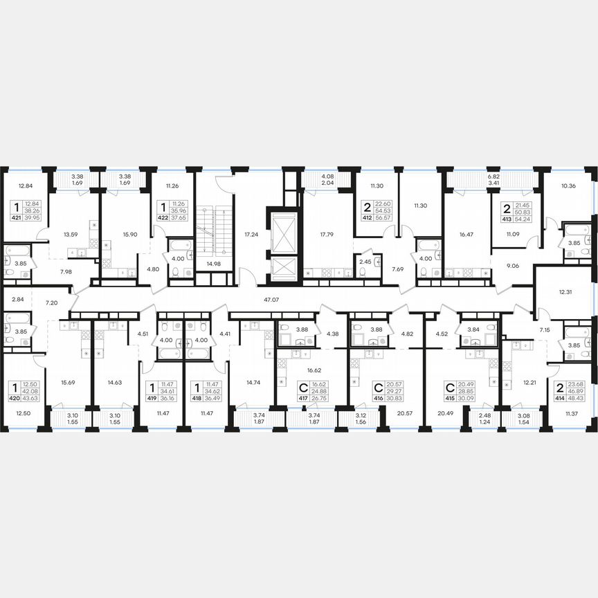 1-к. квартира, 37,7 м², 9/15 эт.